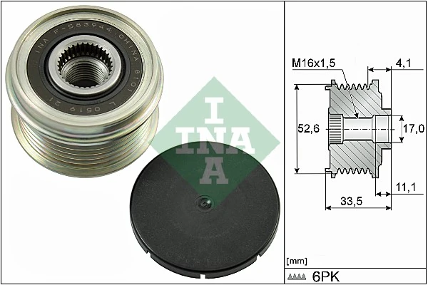 Alternator Freewheel Clutch